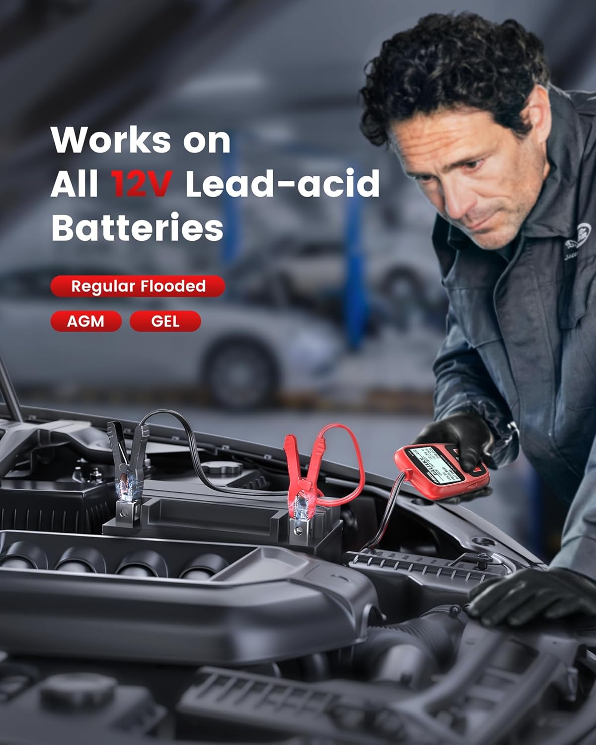 Ancel BST200 12V Car Battery Tester & Analyzer – 100–1100 CCA Automotive Diagnostic Tool