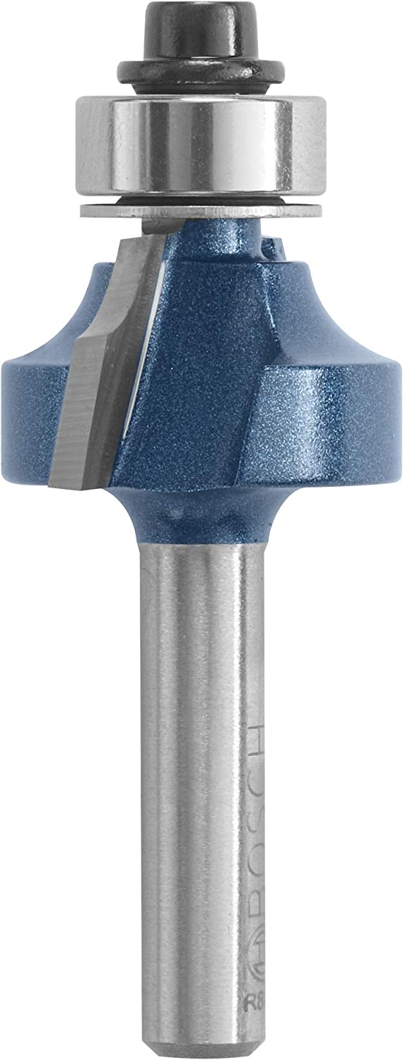 Bosch 85293MC 3/16 In. X 1/2 In. Carbide-Tipped Roundover Router Bit