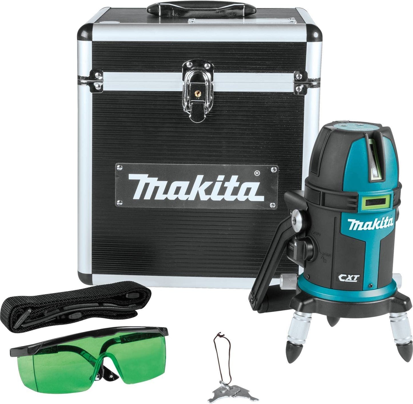 Makita SK209GDZ 12V max CXT® Lithium‘Ion Cordless Self‘Leveling Multi‘Line/Plumb Point Green Beam Laser, Tool Only