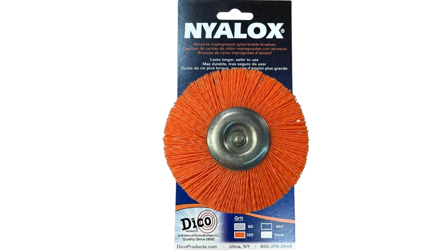 Dico 7200048 4" Medium Nyalox Wire Wheel Brush
