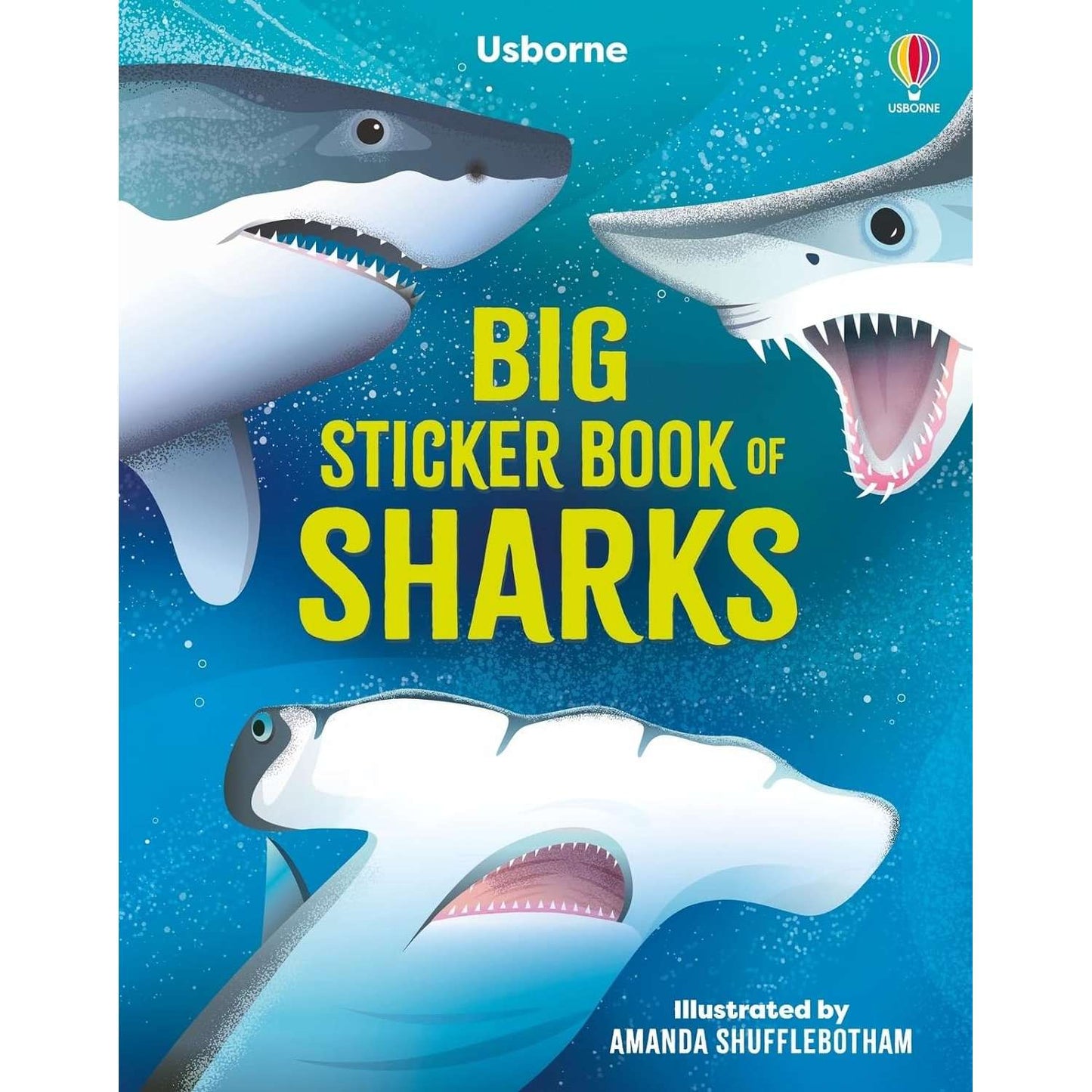 Paradise Clay HRW212 Big Sticker Book of Sharks - Book