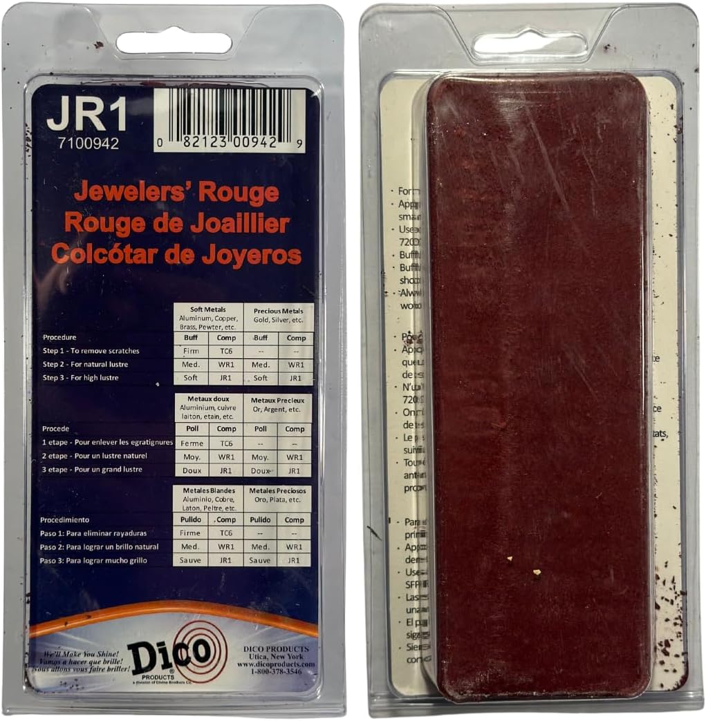 Dico 7100942 jr1 Jewelers Rouge, Red, Brick