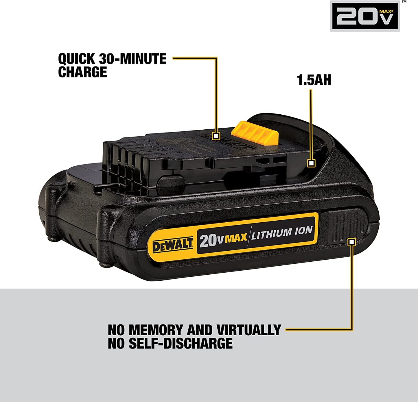 Dewalt DCB201 Battery Packs