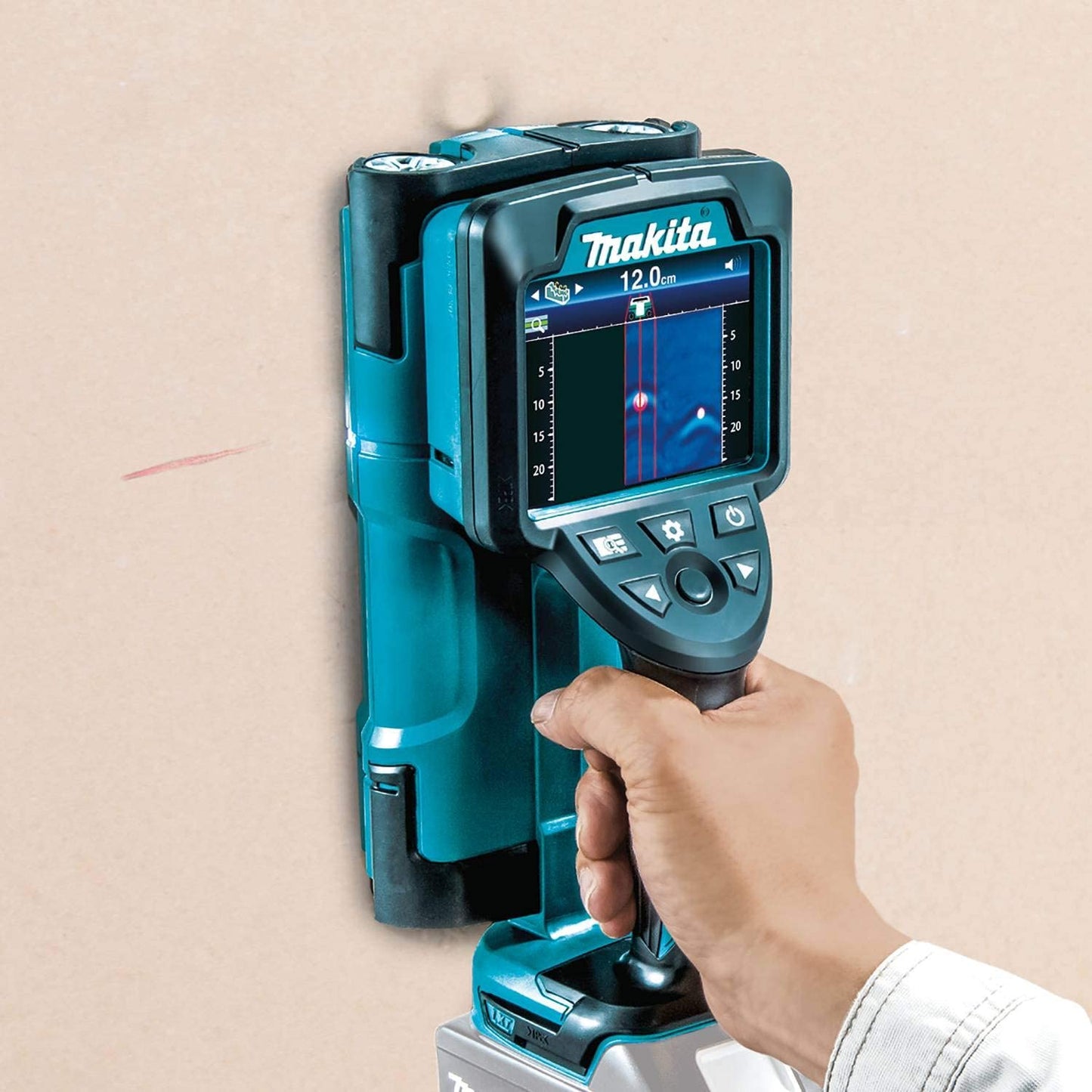 Makita DWD181ZJ 18V LXT® Lithium‘Ion Cordless Multi‘Surface Scanner, Tool Only with Interlocking Storage Case