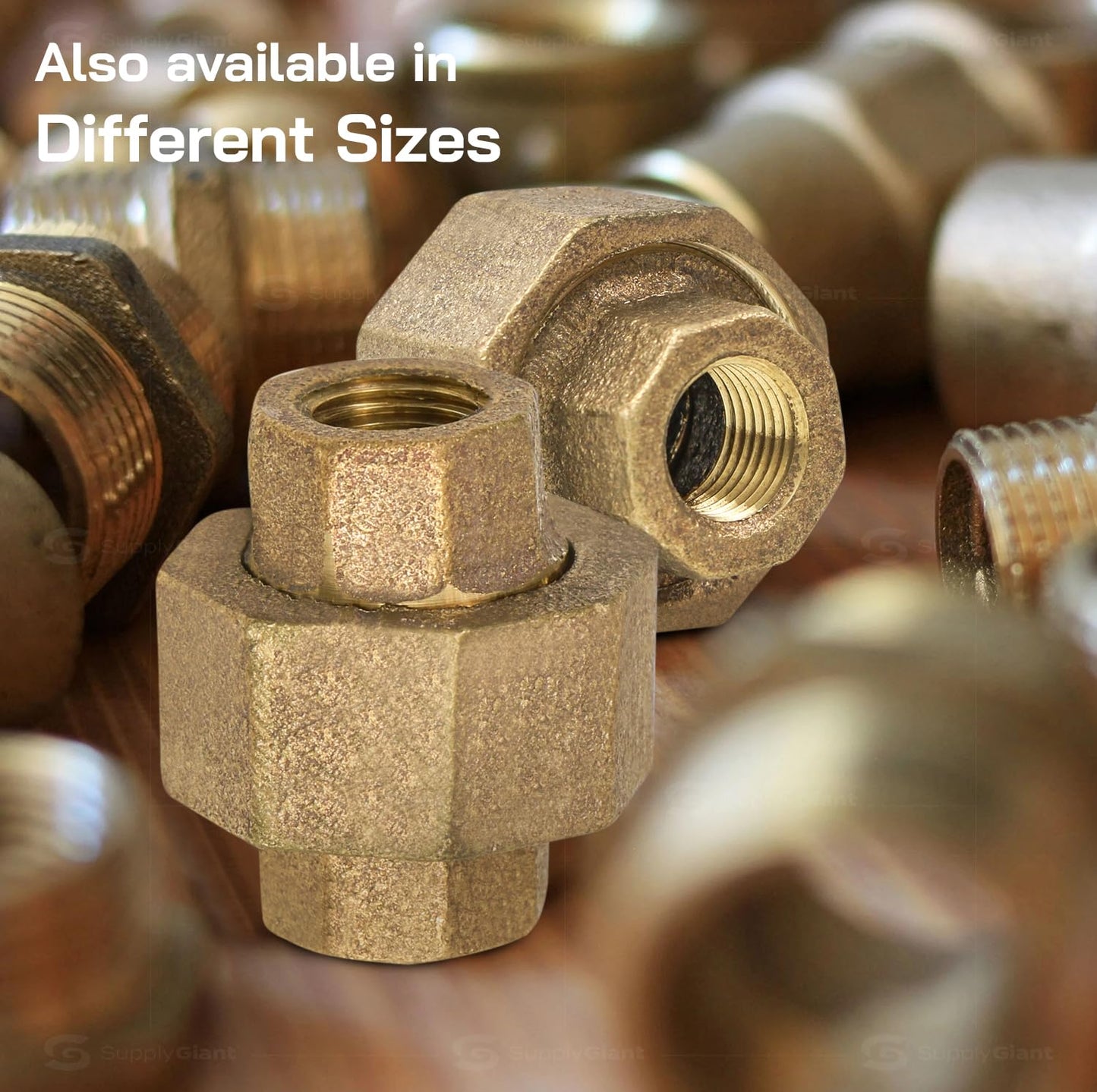 Everflow PPMU0034-NL 0.75 Lead Free Union, P x MPT, 3/4'' x 3/4''