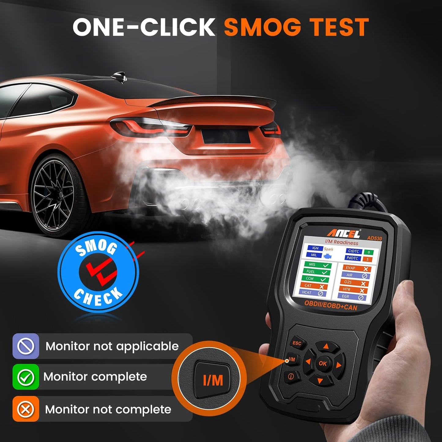 Ancel AD530 OBD2 Scanner & Vehicle Diagnostic Code Reader