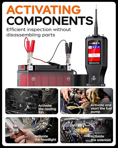 Ancel PB100 12V/24V Automotive Power Circuit Probe Tester – Electrical Diagnostic & Short Finder Tool