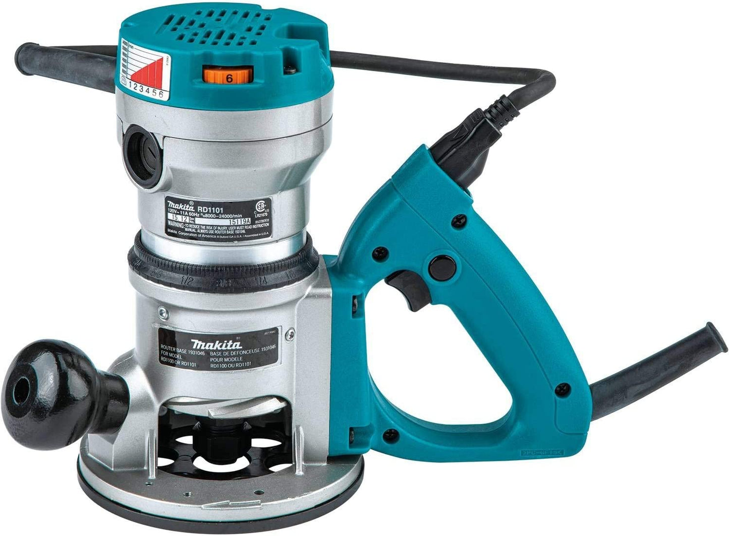 Makita RD1101 2‘1/4 HP* D‘Handle Router