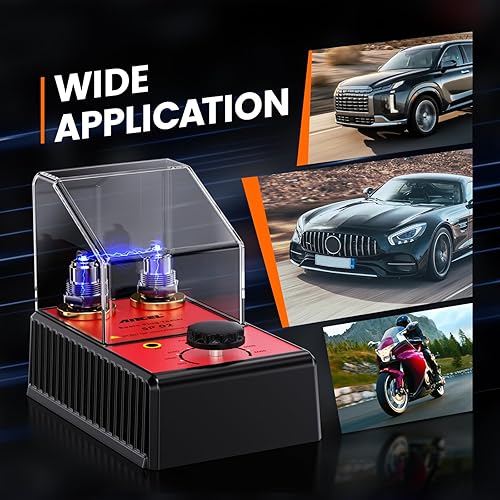 Ancel SP02 Dual-Hole Spark Plug & Ignition Coil Tester – Adjustable 0-6000 RPM Diagnostic Tool