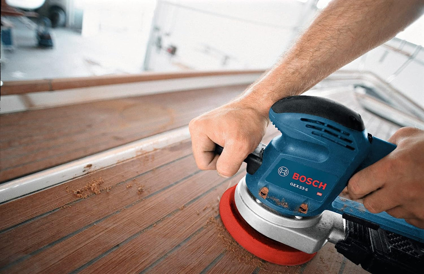 Bosch GEX33-6N 120V 6" Ro Sander/Polisher