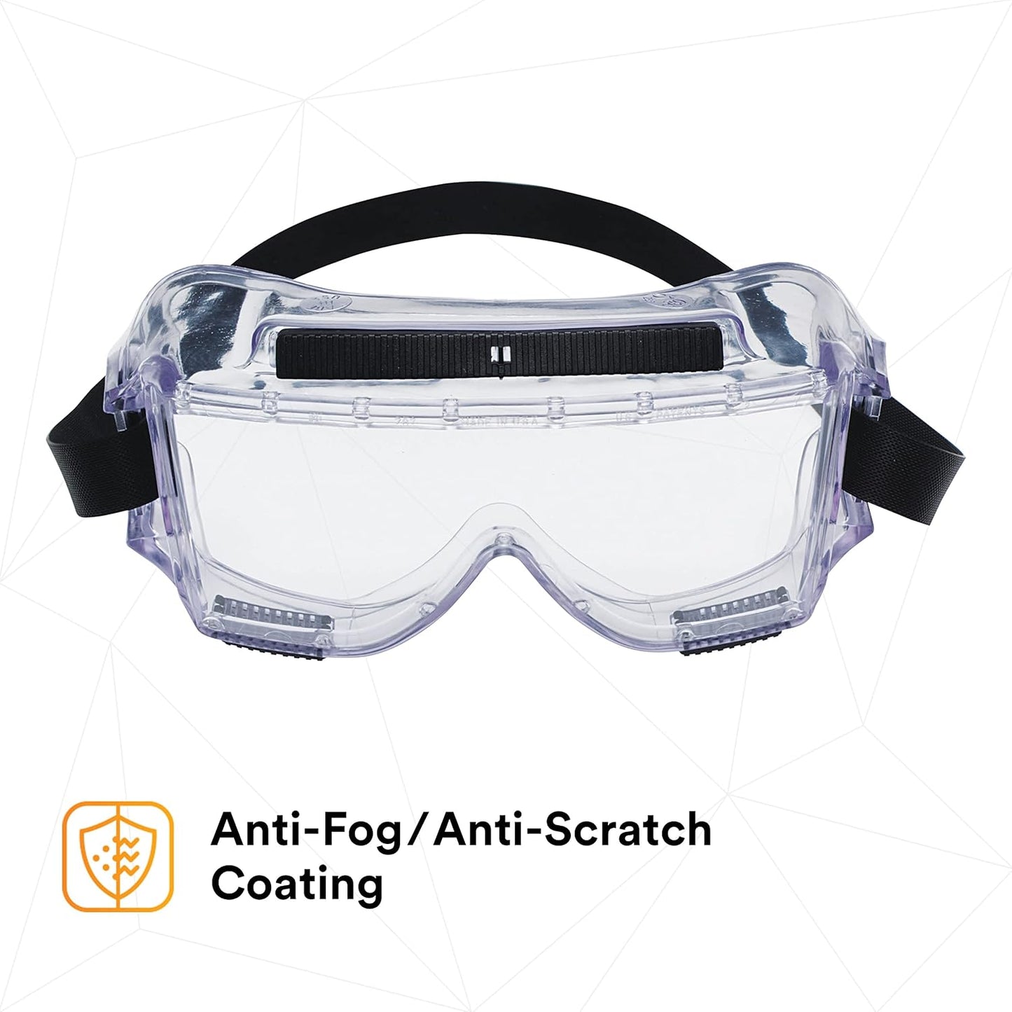 3M™ 40305-00000-10 454Af Centurion Goggle Splash-Clear Anti-Fog (1 EA)