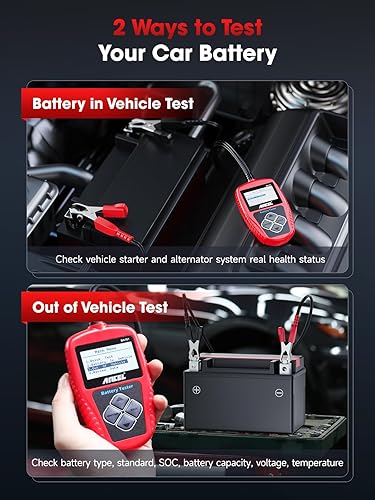Ancel BA101 12V Car Battery & Alternator Tester – Digital Automotive Analyzer