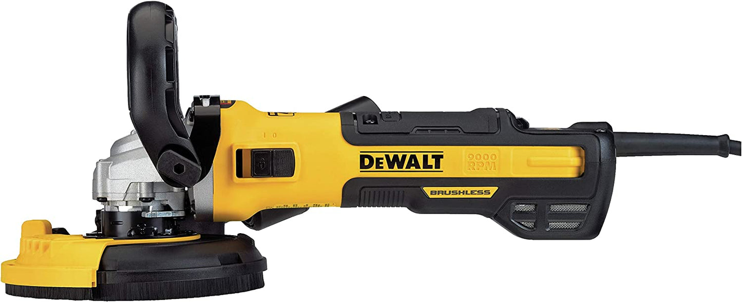 Dewalt DWE46253 5 In. Brushless Surfacing Grinder Kit With Kickback Brake