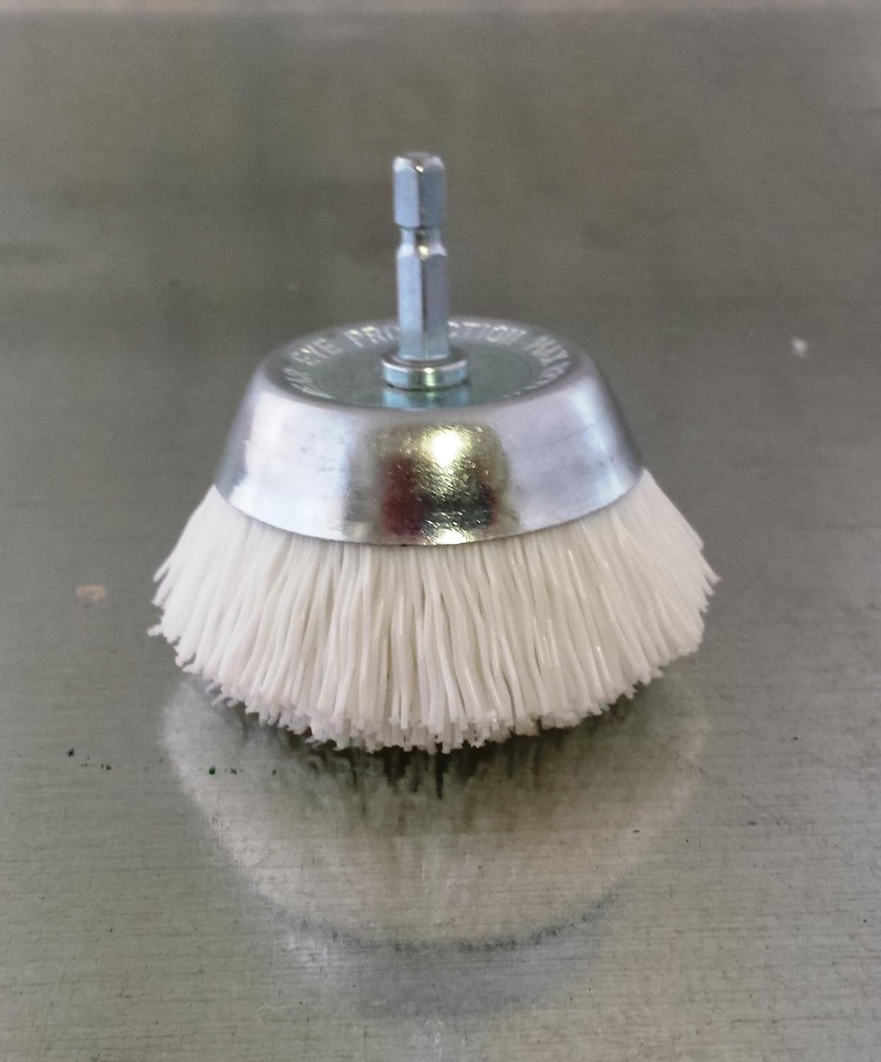 Dico 7200083 Nonabrasive Cup Brush, White, 2.5 inch