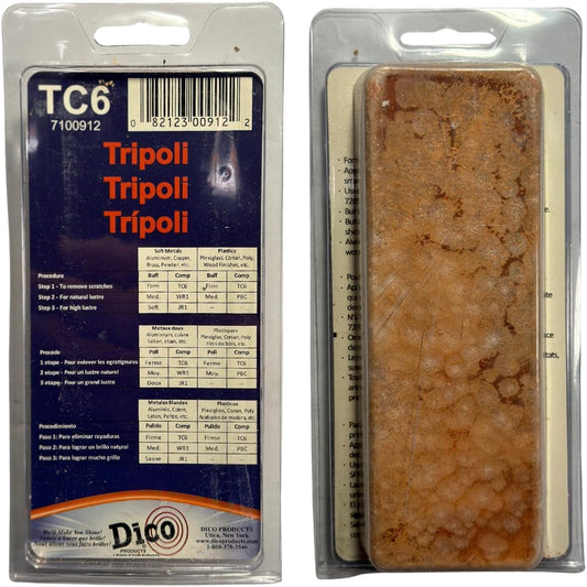 Dico 7100054 Clampacked Buffing Compound, Jumbo Size, Tan Brown