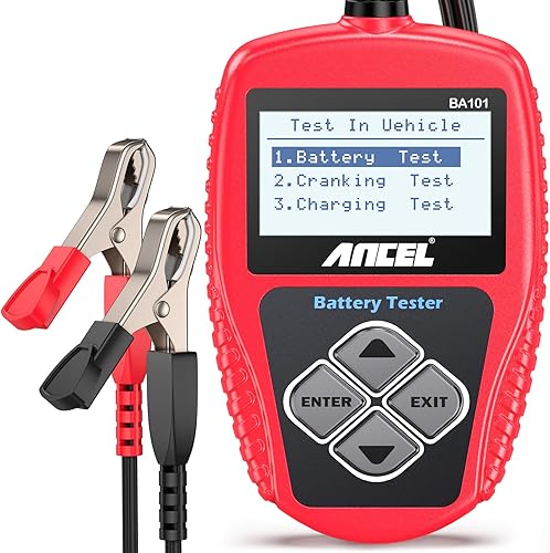 Ancel BA101 12V Car Battery & Alternator Tester – Digital Automotive Analyzer