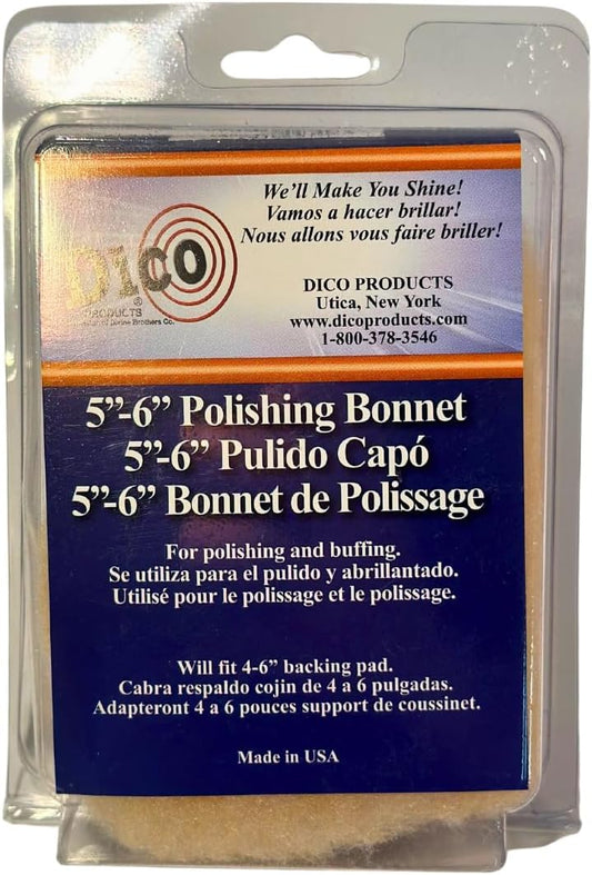 Dico 7410631 6in Polishing Synthetic Bonnet