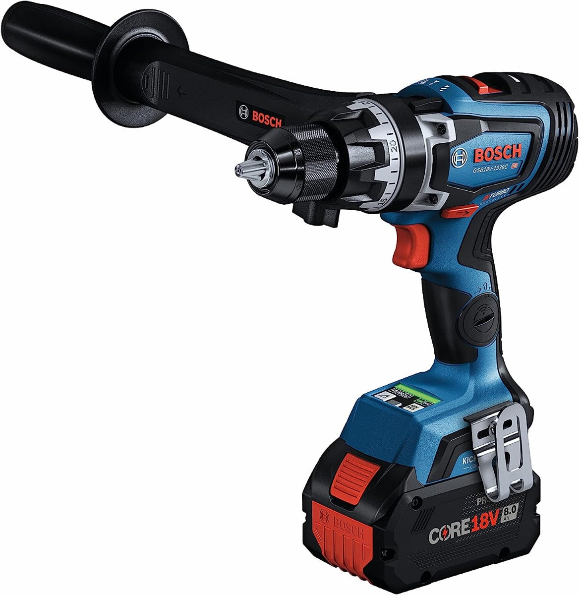 Bosch GSB18V-1330CB14 18V Hamdrill Kt W/8.0Ah