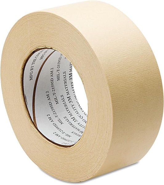 AbilityOne 7510006802395 SKILCRAFT Pressure Sensitive Masking Tape - 2" Width x 60" Length - 1 Roll - Off-white