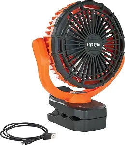 Ergodyne 12800 Chill-Its 6090 Rechargeable Portable Jobsite Fan