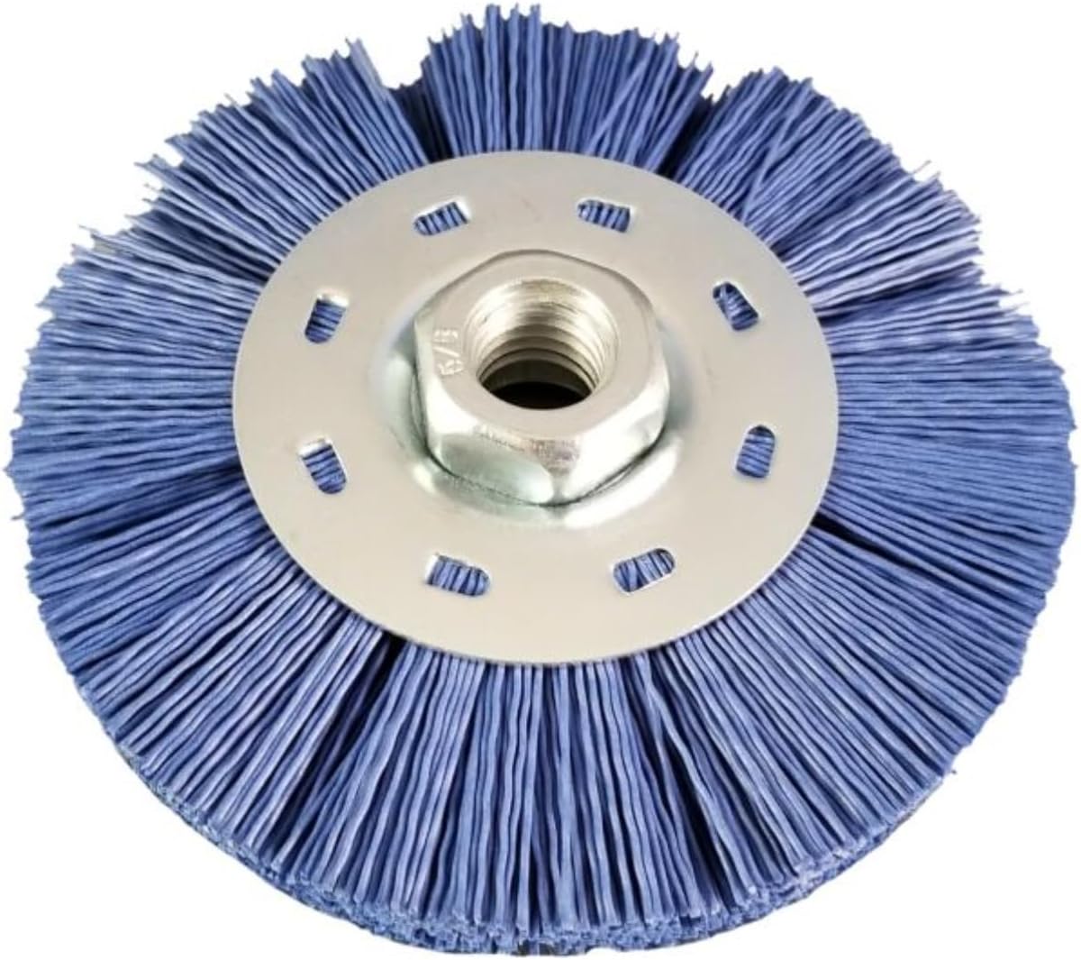 Dico 7200079 Brush with 5/8"-11 Thread, 4.5", Blue