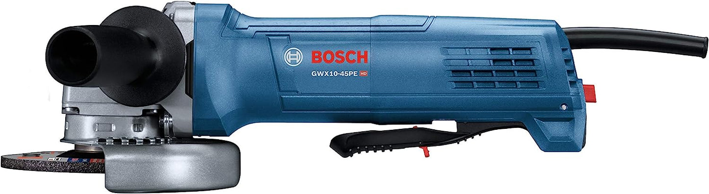 Bosch GWX10-45PE 120V 4-1/2" 10A Pad Xlck