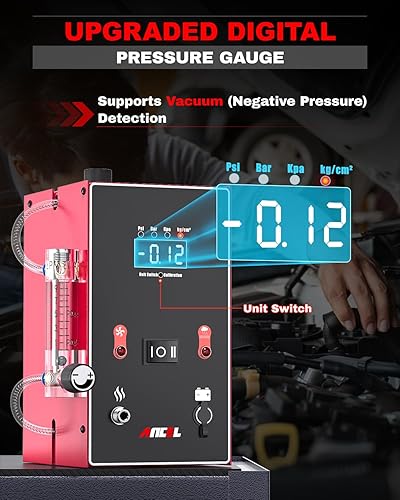 Ancel L300 Automotive Smoke Machine Leak Detector – Digital Pressure Gauge EVAP & Vacuum Diagnostic Tester