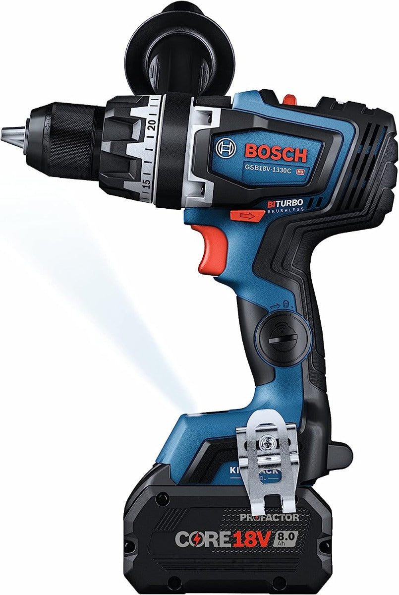 Bosch GSB18V-1330CB14 18V Hamdrill Kt W/8.0Ah