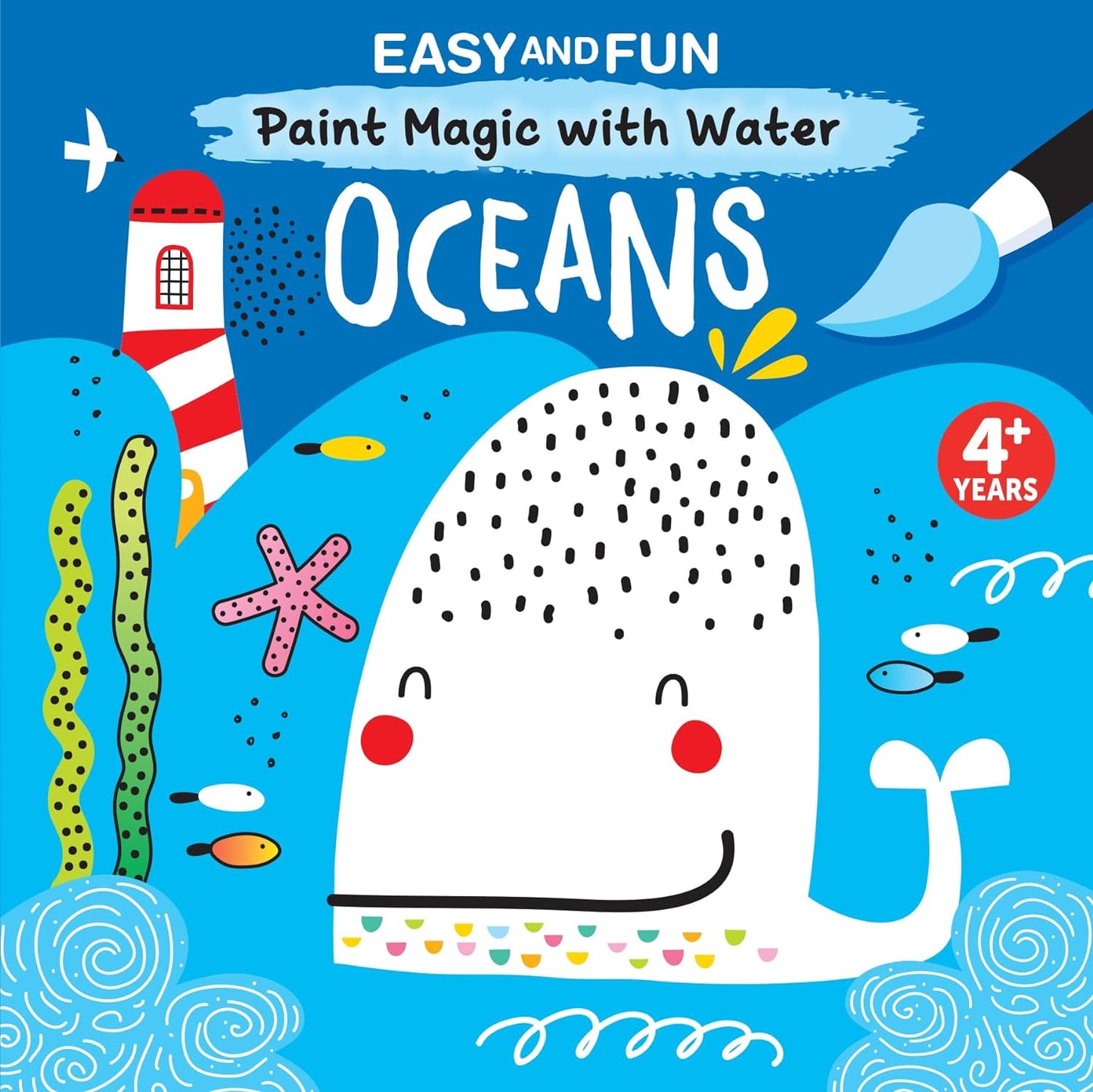 Paradise Clay FCP119 Easy and Fun Paint Magic with Water: Oceans - Book