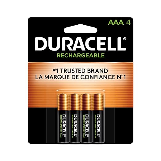 DURACELL DX2400B4N Duracell Rechargeable Aaa 4 Pack