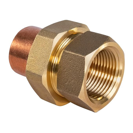 Everflow PPFU0114-NL 1.25 Lead Free Union, P x FPT, 1-1/4'' x 1-1/4''