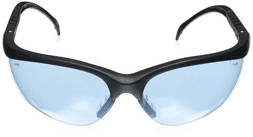 MCR SAFETY KD113 Klondike Black Frame Light Blue Lens Sfty Spec