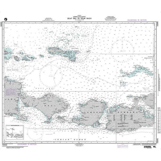 Paradise Clay NGA_72045 NGA Chart Selat Bali to Tembuk Saleh