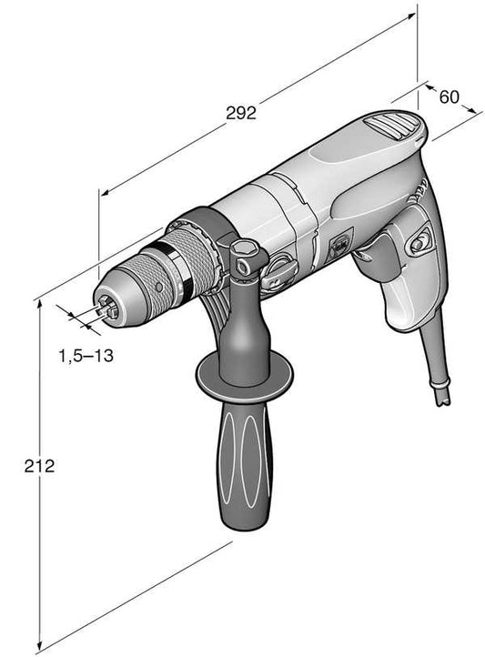 Fein 72055560090 Hand Drill Bop13-2 Set1 N09 110120V 5060