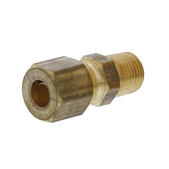 Jones Stephens C74058LF 1/4" x 1/8" Brass Compression x MIP Connector