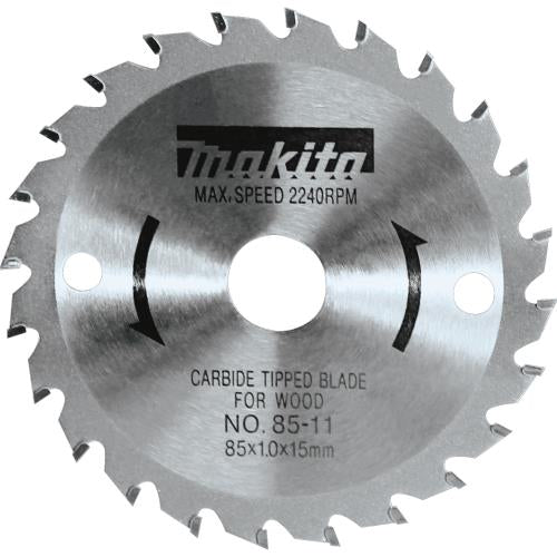 Makita 721005-A 3‘3/8" 24T Carbide‘Tipped Circular Saw Blade, General Purpose