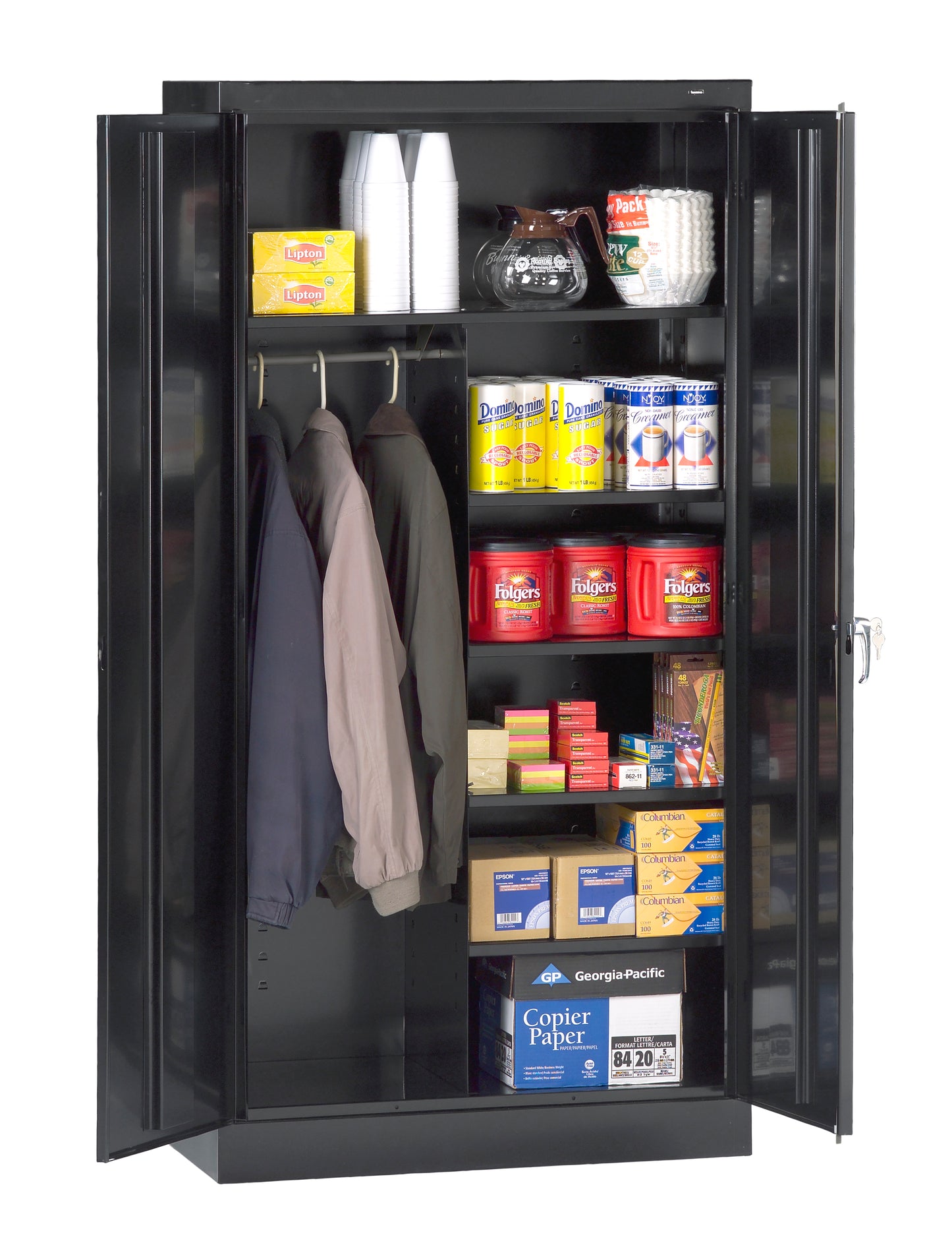 Tennsco 7214 Standard Combination Cabinet (Assembled)