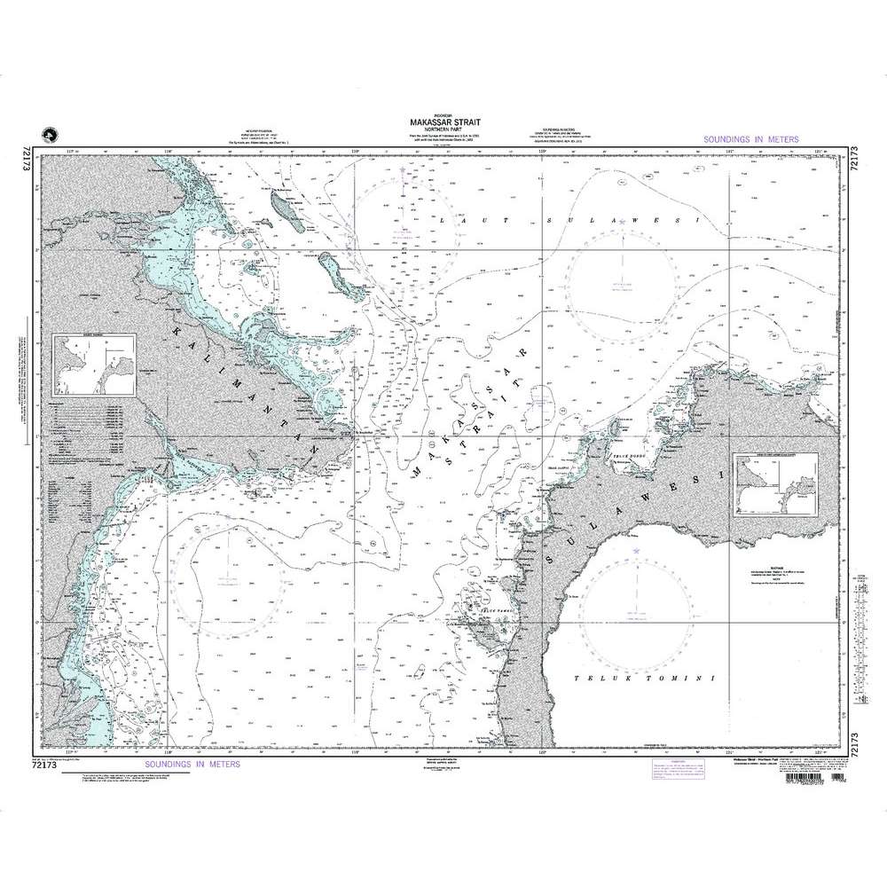 Paradise Clay NGA_72173 NGA Chart Makassar Strait - North Part