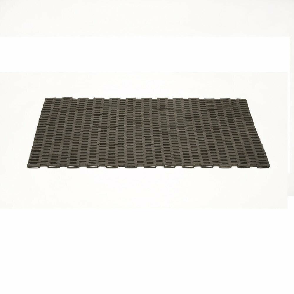 AbilityOne 7220002246486 Rubberized Link Mat, 24'' X 50'', Black