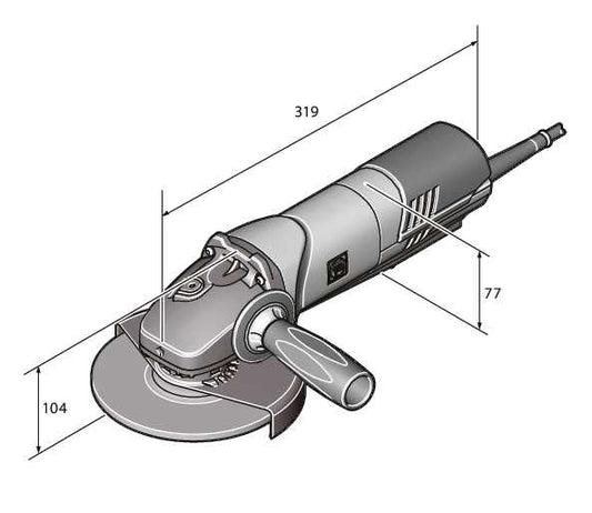 Fein 72226260120 Angle Grinder_Cg13-150Pdev/N12 120V60H