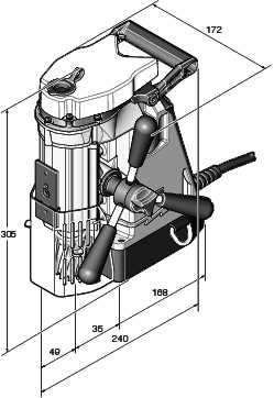 Fein 72725361127 Core Drill Machine Jhm Magforce N