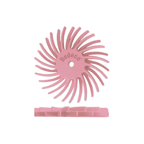 Dedeco 7296 Sunburst 7/8 TC Dual Discs Pink 1000 90 Grit Size (S/C) 100/Bx