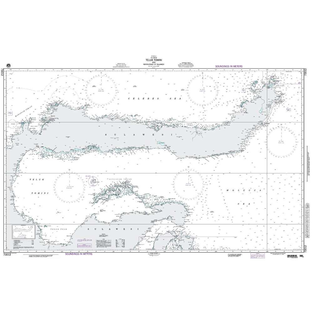 Paradise Clay NGA_73012 NGA Chart Teluk tomini and North Coast of Sulawesi