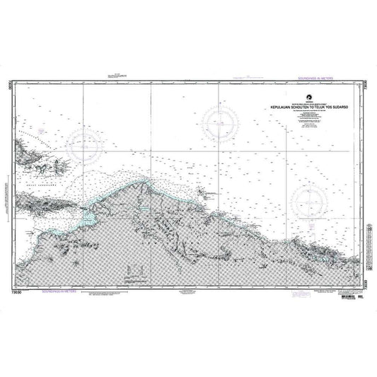 Paradise Clay NGA_73030 NGA Chart Kepulauan Schouten to Teluk Yos Sudarso