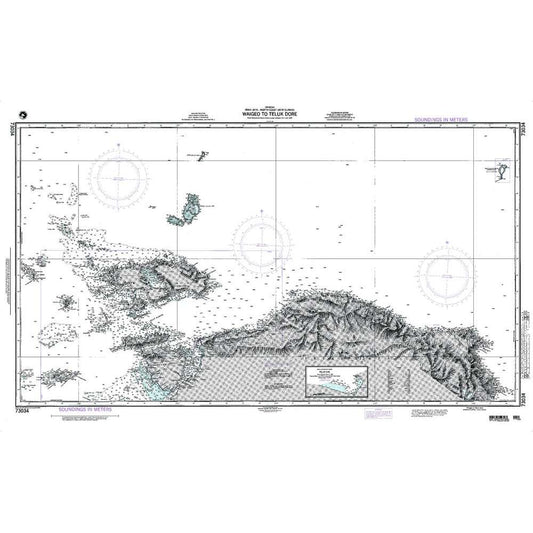 Paradise Clay NGA_73034 NGA Chart Waigeo to Teluk Dore