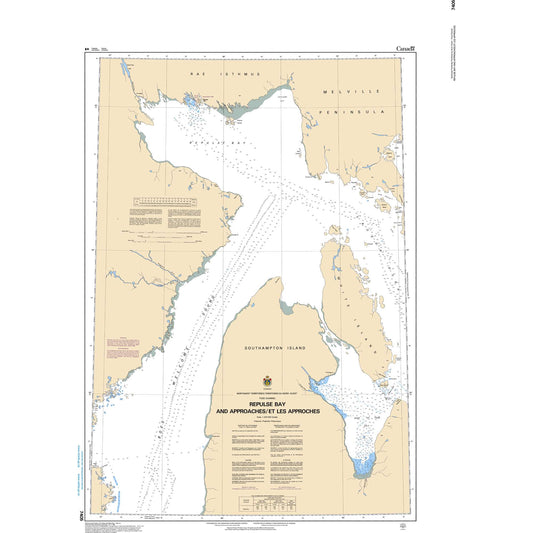 Paradise Clay CAN7405 CHS Chart Repulse Bay and Approaches/ Et Les Approches