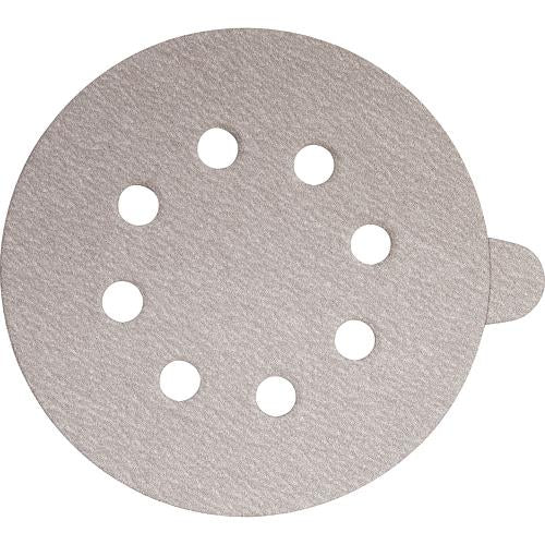 Makita 742134-A 5" Round Abrasive Paper, Pressure Sensitive Adhesive (PSA), 120 Grit, 5/pk