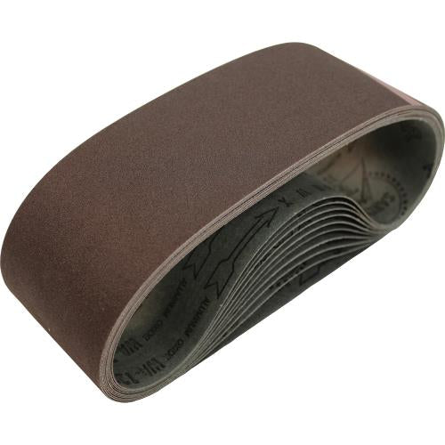 Makita 742307-5 3" x 21" Abrasive Belt, 60 Grit,10/pk