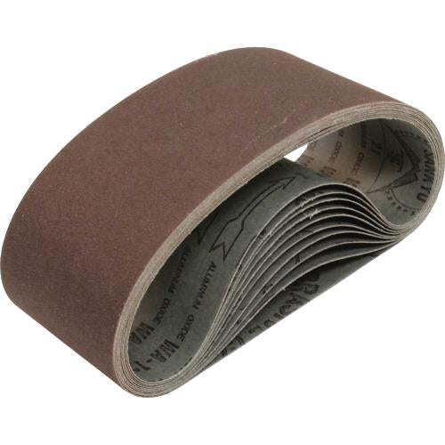 Makita 742313-A 3" X 18" Abrasive Belt, 120 Grit, 10/Pk