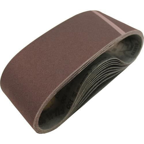 Makita 742320-3 4" x 24" Abrasive Belt, 40 Grit 10/pk